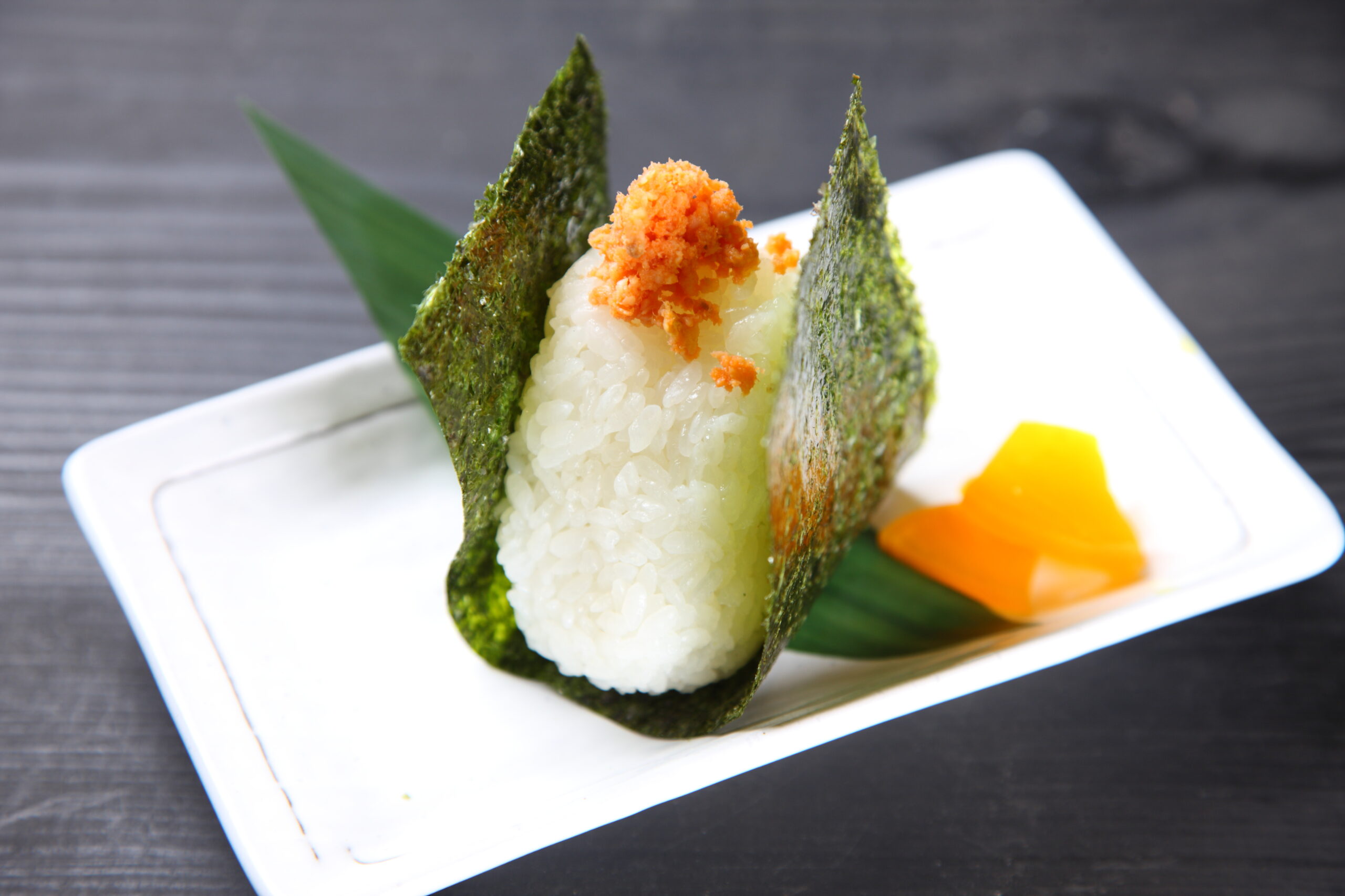 Shrimps onigiri fresh sushi for businesses